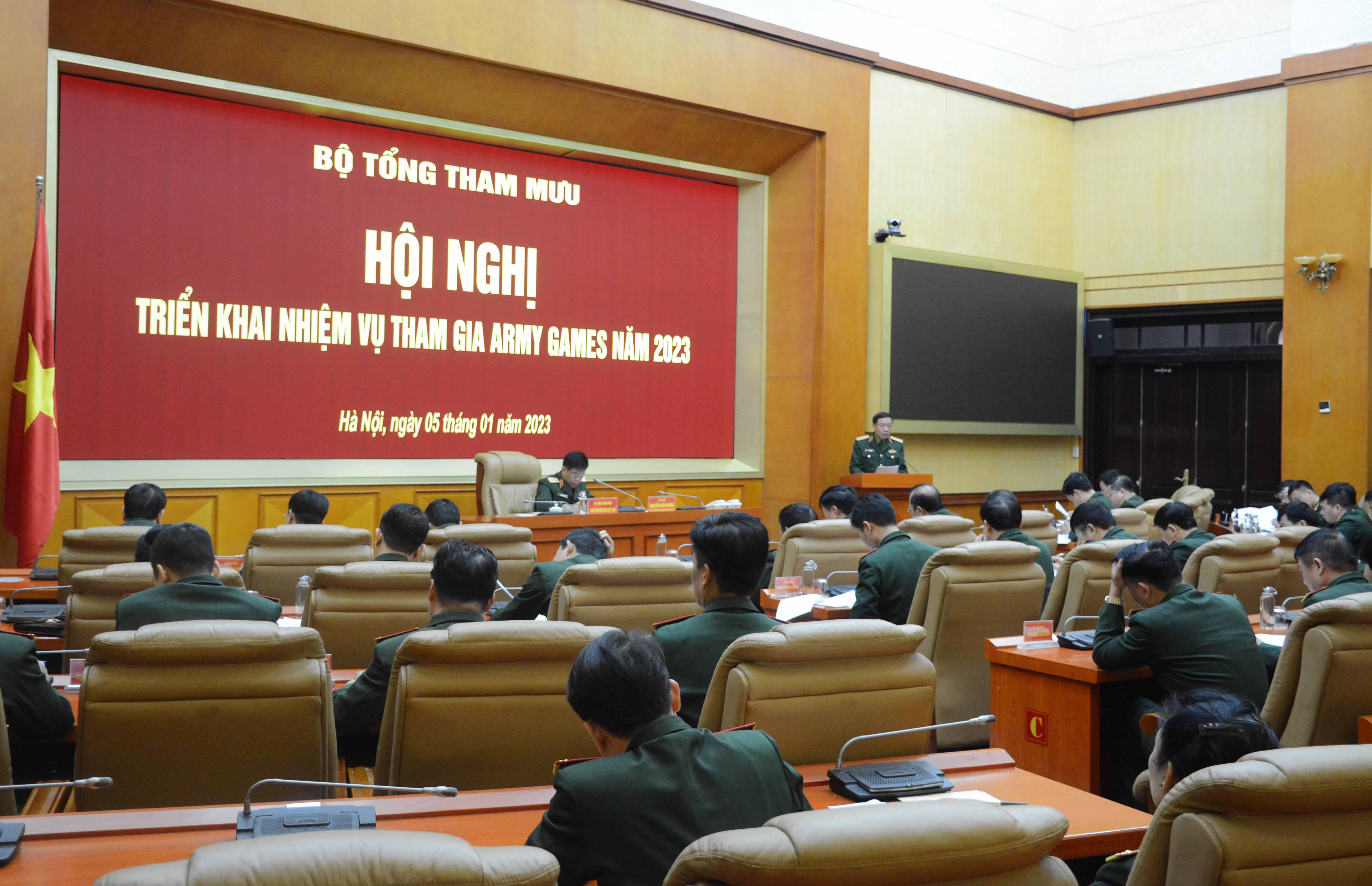 Triển khai nhiệm vụ tham gia Hội thao Quân sự quốc tế năm 2023