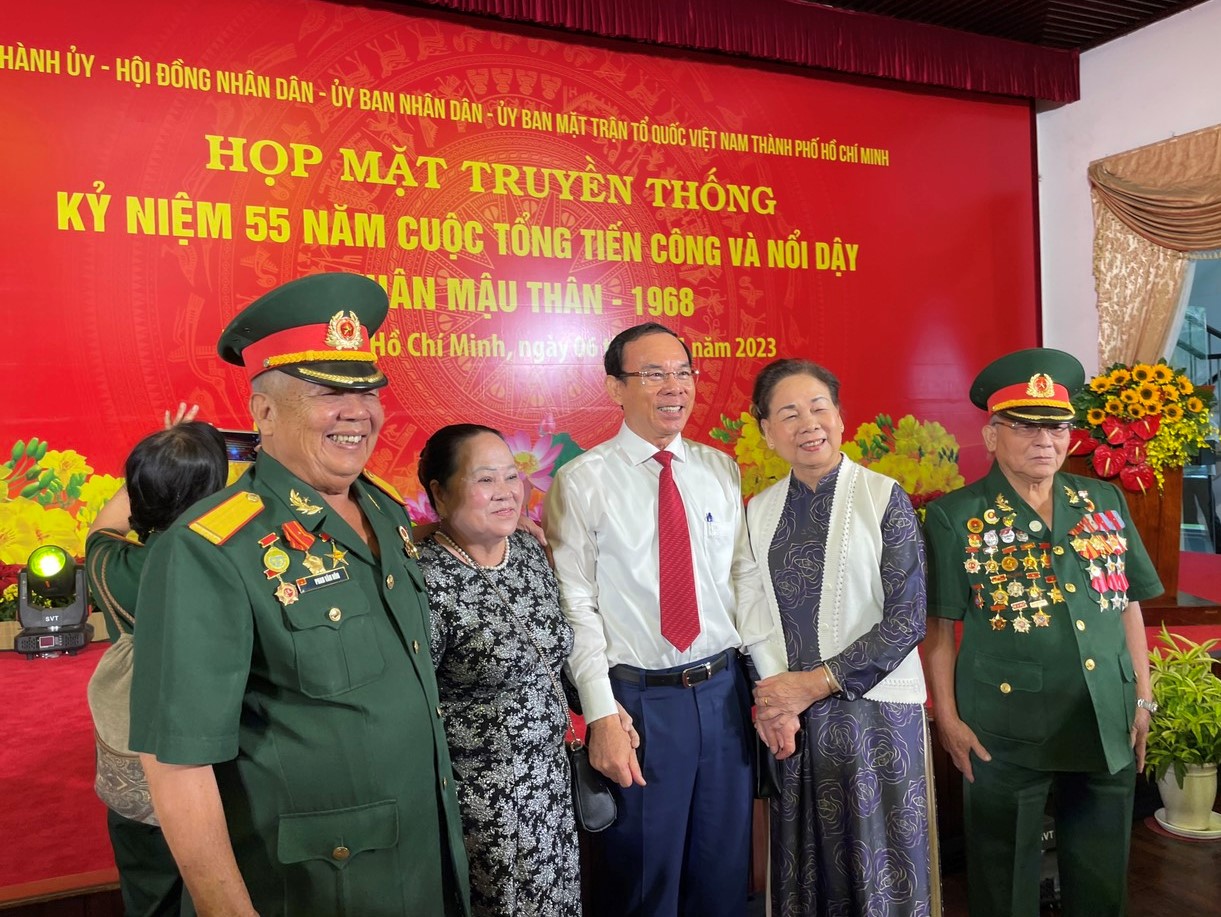 Họp mặt truyền thống kỷ niệm 55 năm Tổng tiến công và nổi dậy Xuân Mậu Thân 1968