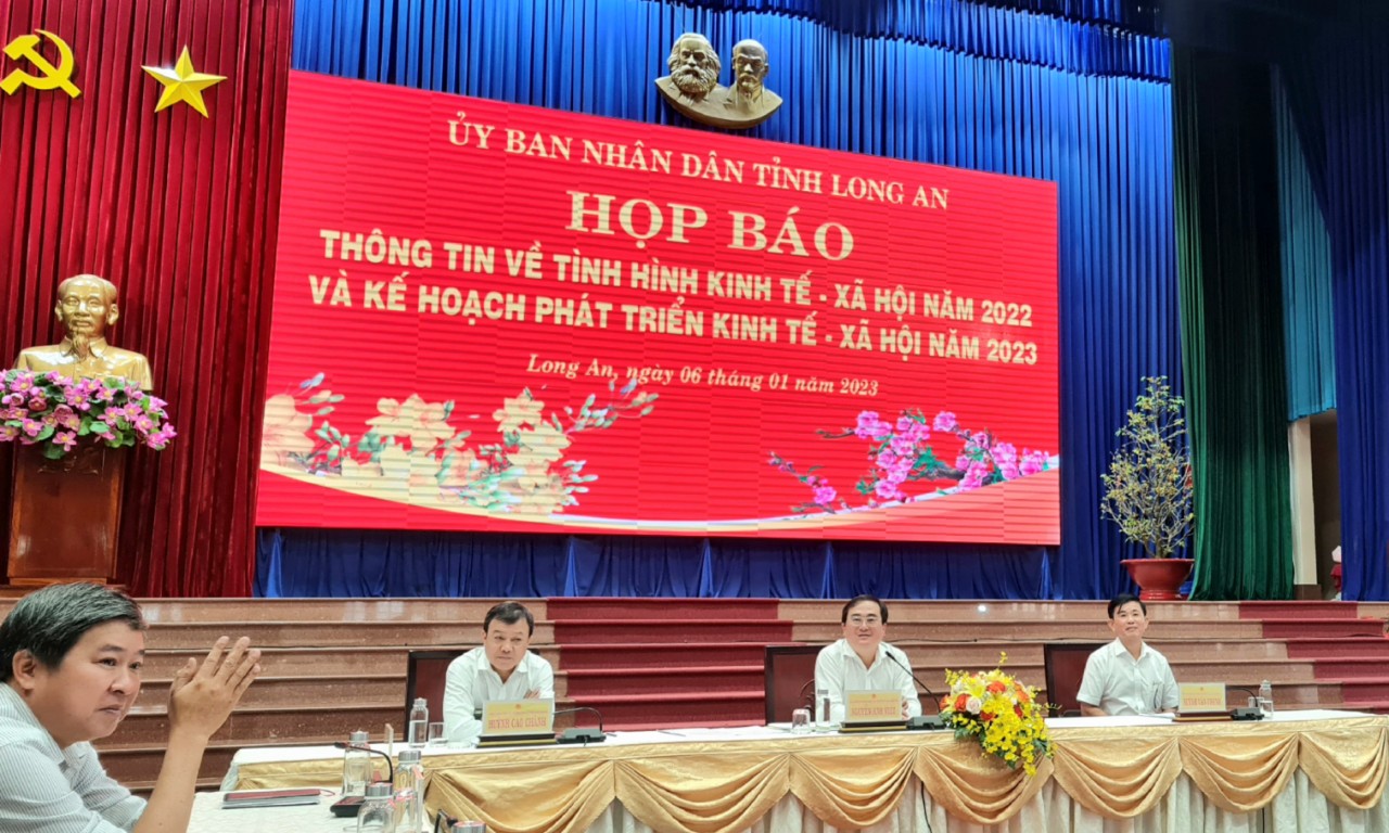 Long An phấn đấu tăng trưởng kinh tế 8 - 8,5 trong năm 2023