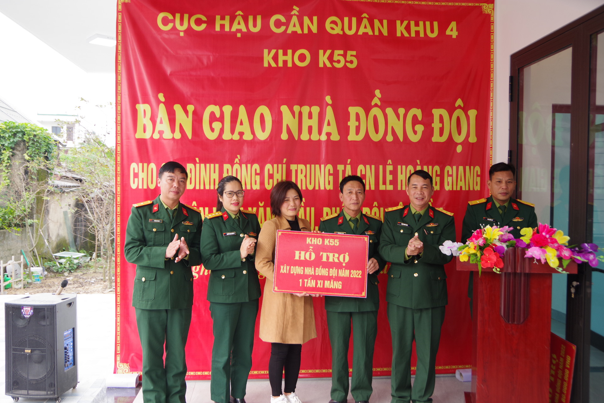 Niềm vui trong mái ấm “Nhà đồng đội”