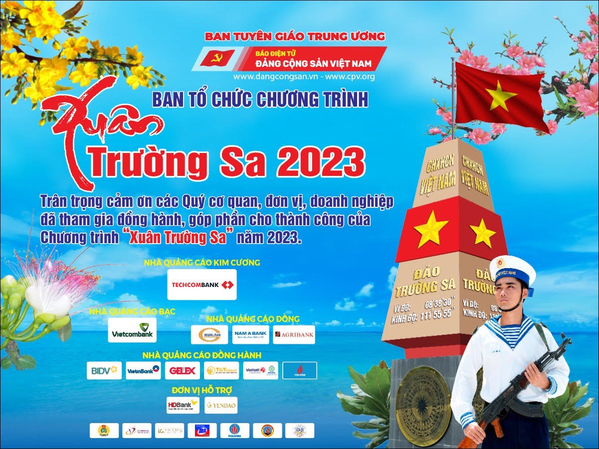 20h10 tối nay phát sóng trực tiếp “Xuân Trường Sa 2023 trên VTV1