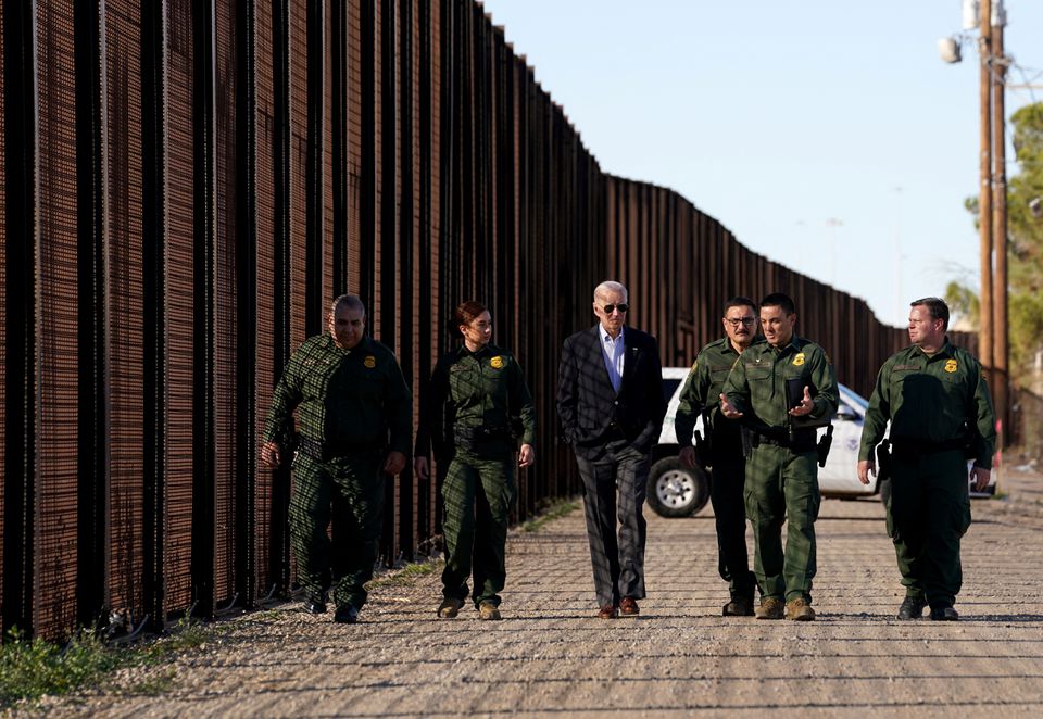 Tổng thống J Biden thị sát biên giới Mỹ-Mexico