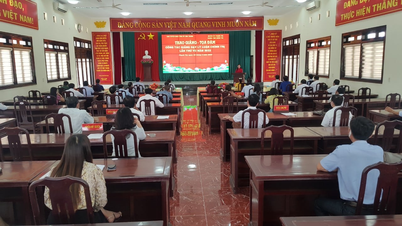Sóc Trăng Coi nâng cao chất lượng giảng dạy lý luận chính trị là nhiệm vụ trọng tâm