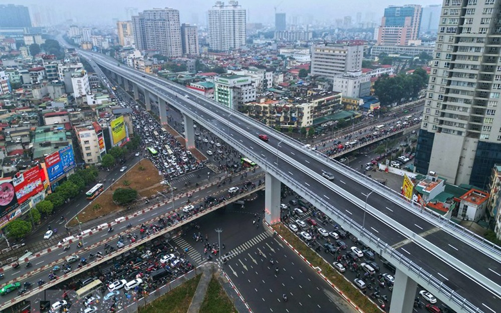Hà Nội thông xe tuyến vành đai 2