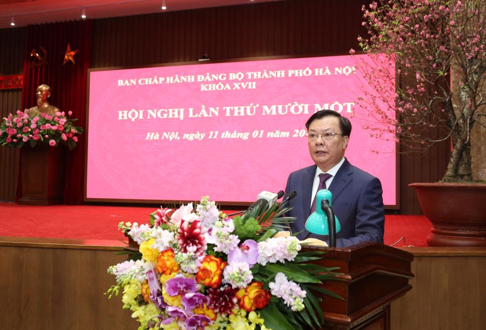Hội nghị BCH TP Hà Nội Bàn kế hoạch thực hiện 10 Nghị quyết của Trung ương