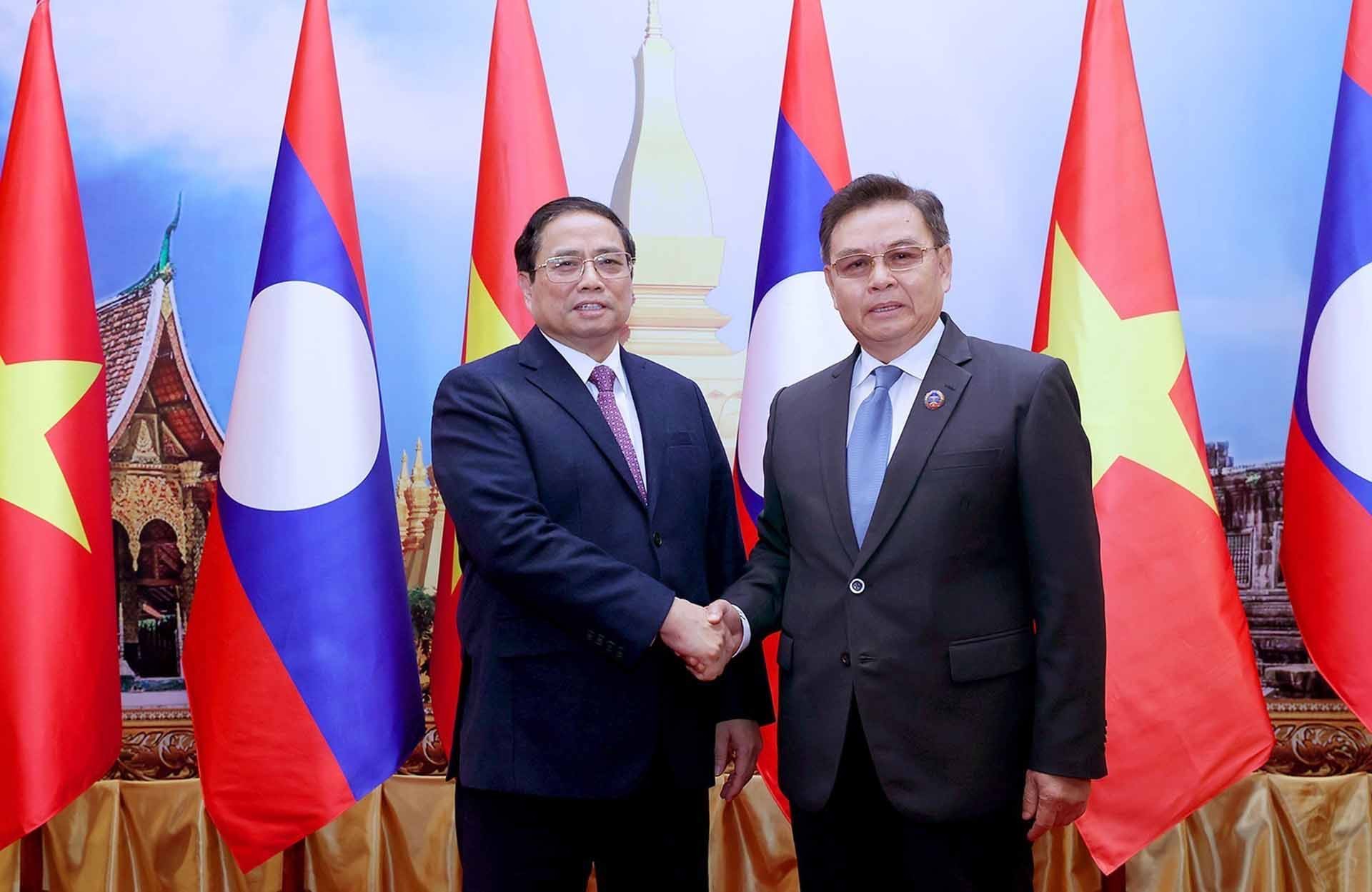 Quan hệ hợp tác song phương Việt Nam - Lào tiếp tục phát triển