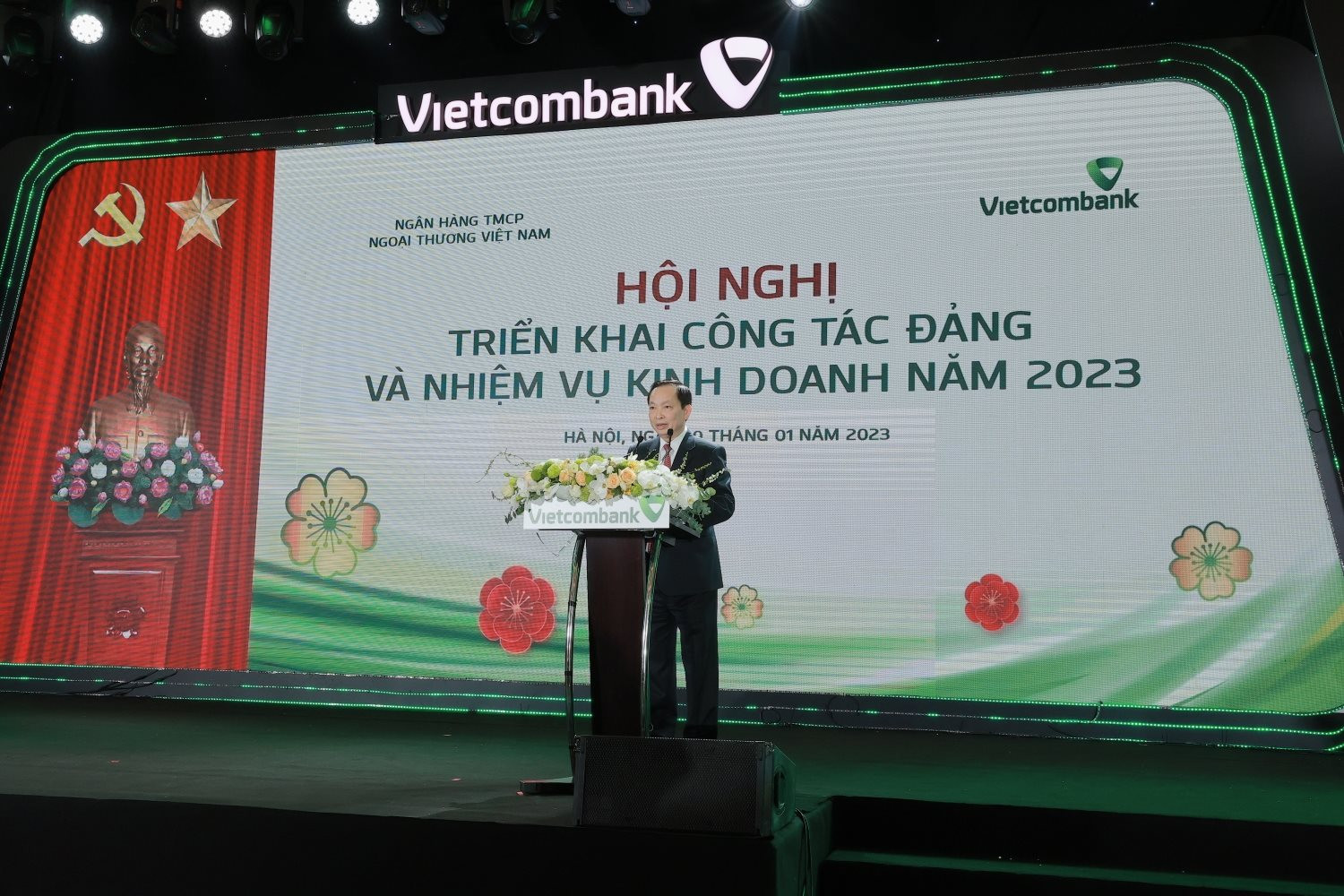 Vietcombank triển khai công tác Đảng và nhiệm vụ kinh doanh năm 2023