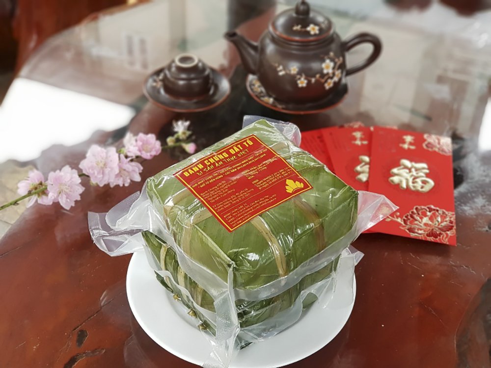 Bánh chưng Cát Trù - ẩm thực vùng đất Tổ