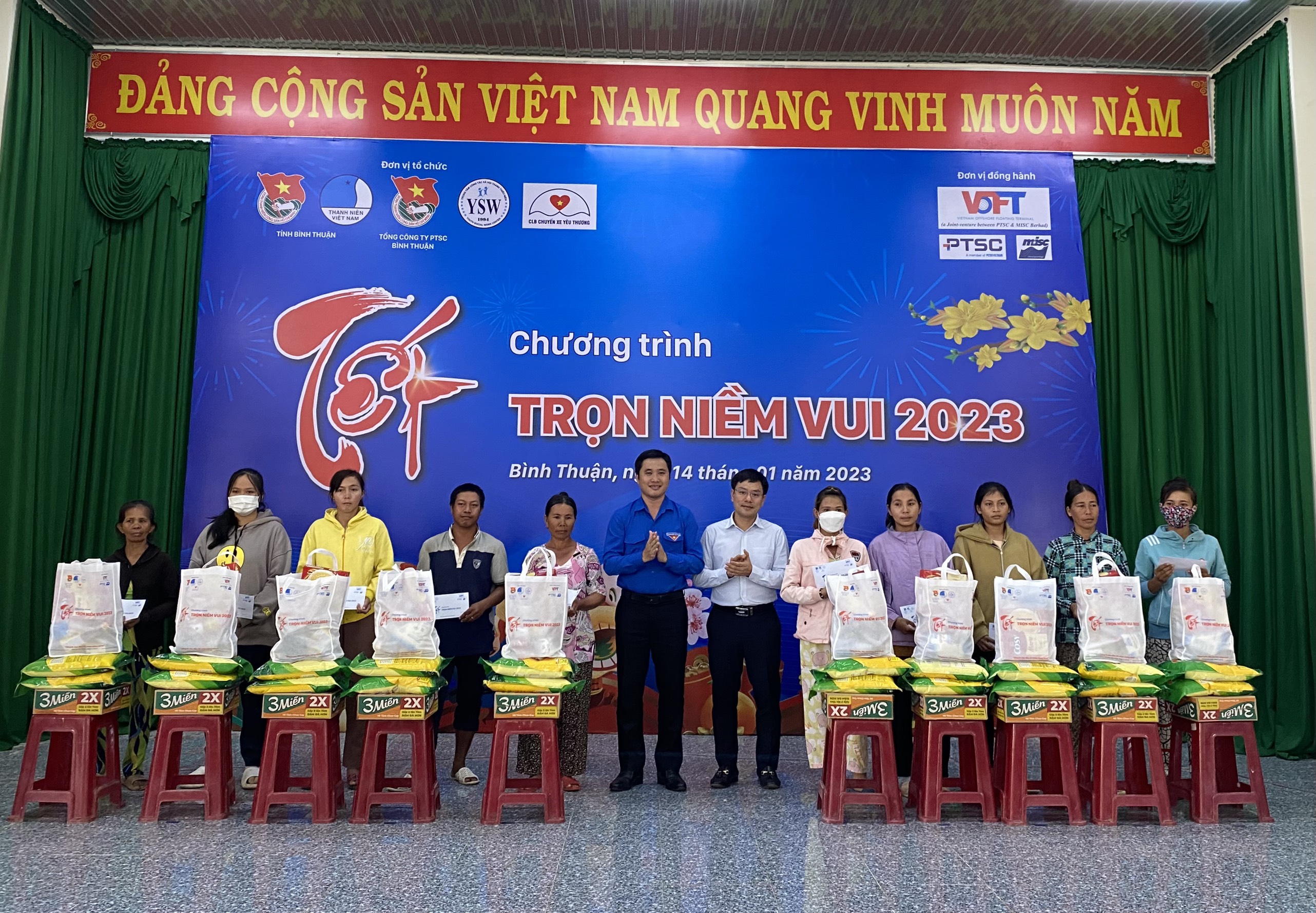 Chăm lo Tết cho đồng bào khó khăn tại Ninh Thuận, Bình Thuận và Bà Rịa-Vũng Tàu