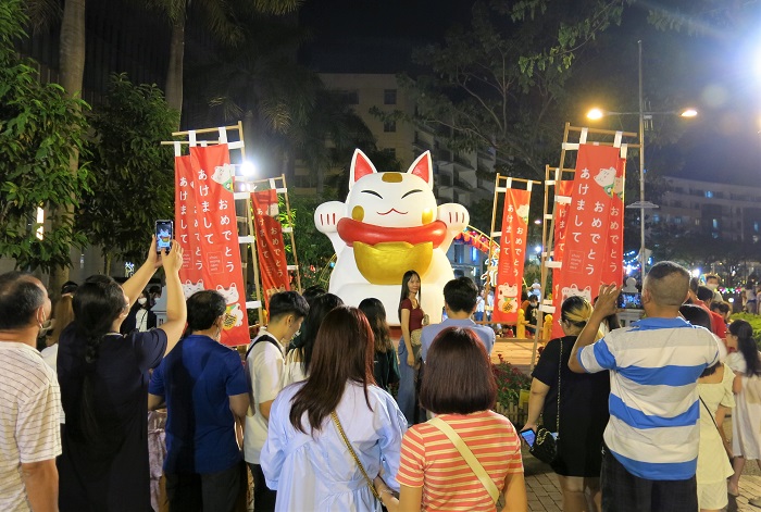 Tưng bừng Hội hoa xuân Quận 7 - Phú Mỹ Hưng Tết Quý Mão 2023