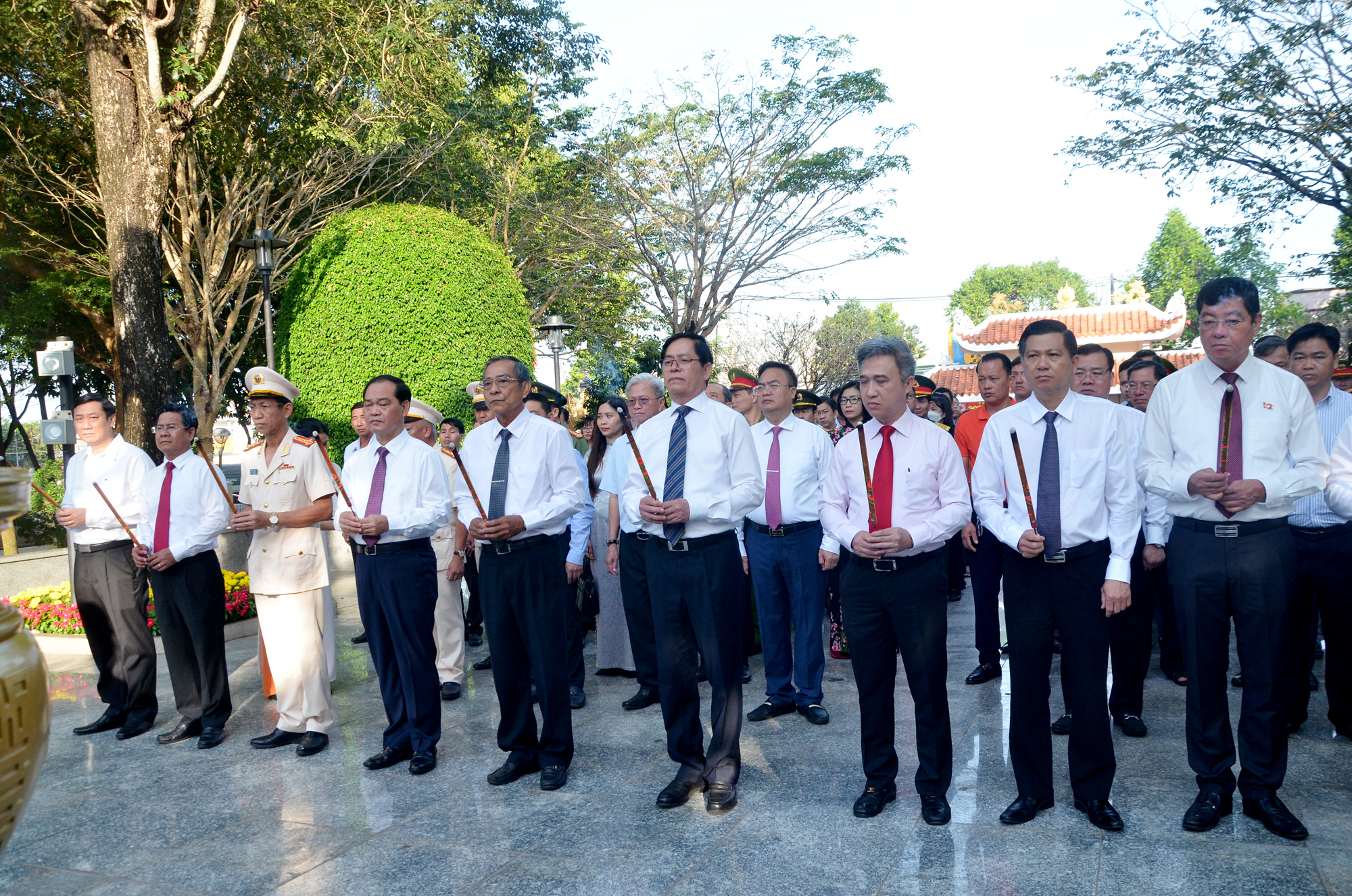 Lễ giỗ lần thứ 71 Nữ Anh hùng lực lượng vũ trang Nhân dân Võ Thị Sáu