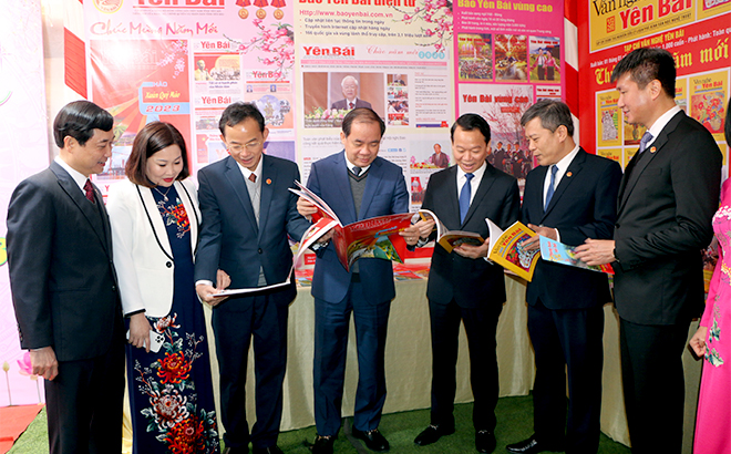 Yên Bái khai mạc Hội Báo Xuân và các hoạt động trưng bày, triển lãm mừng Đảng, mừng Xuân