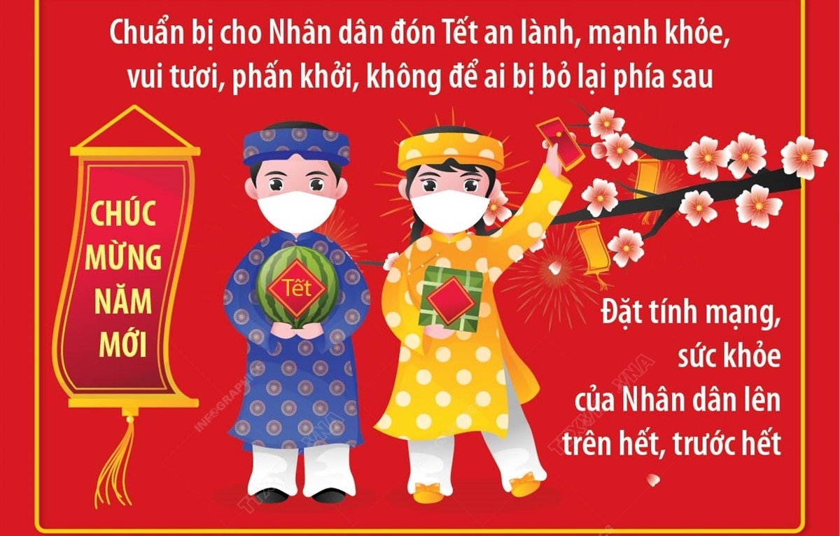 Phòng, chống dịch COVID-19 Đón Tết Quý Mão 2023 an lành, mạnh khỏe, vui tươi