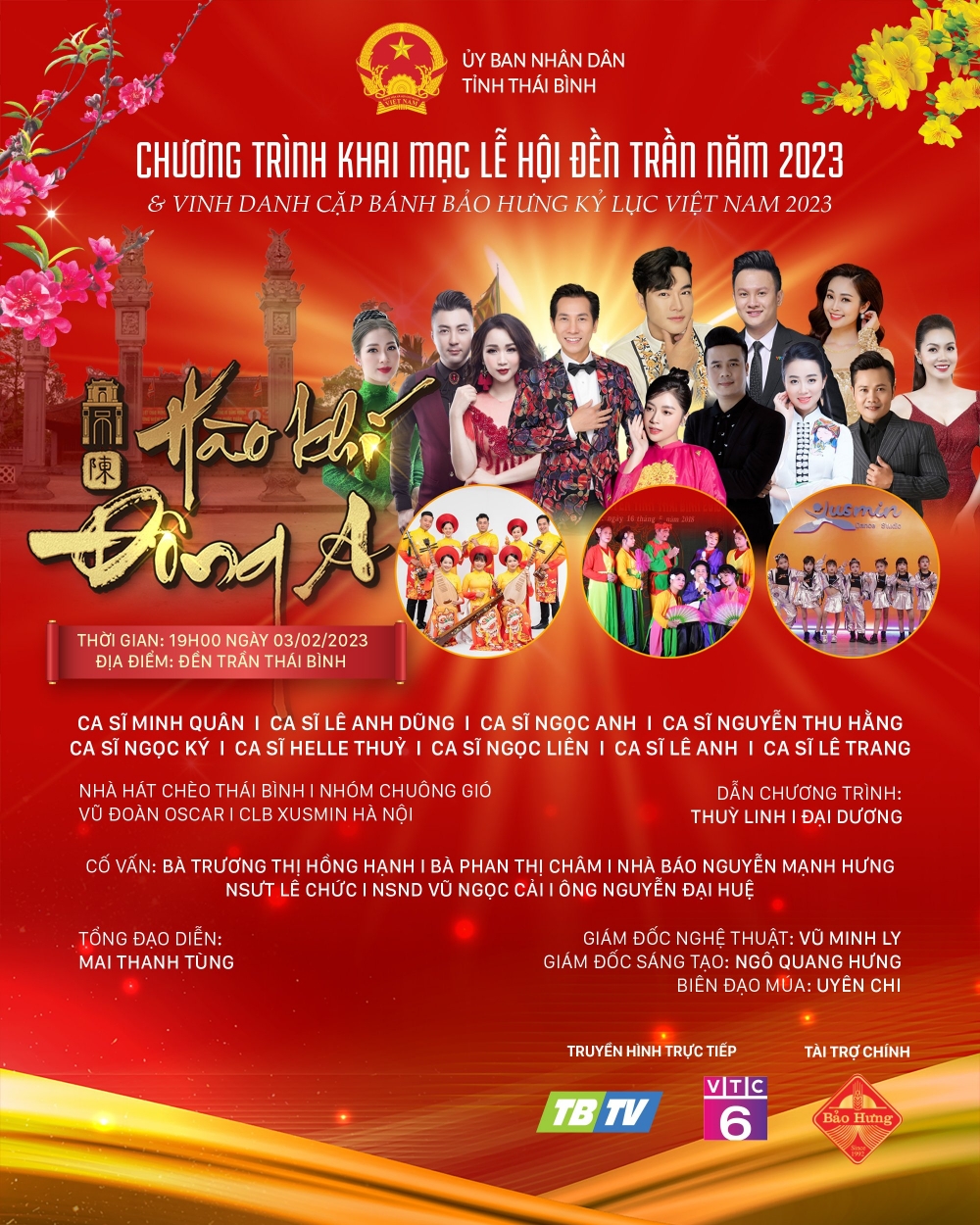 Nhiều hoạt động trong khuôn khổ Lễ hội đền Trần tỉnh Thái Bình năm 2023