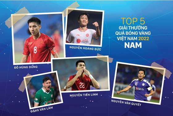 Công bố top 5 Quả bóng vàng Việt Nam 2022