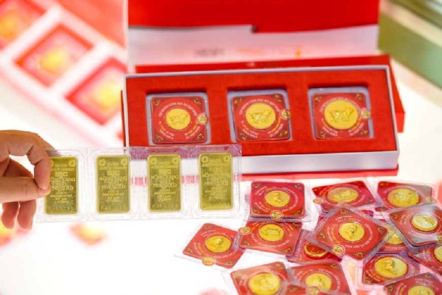 Giá vàng trong nước giảm nhẹ