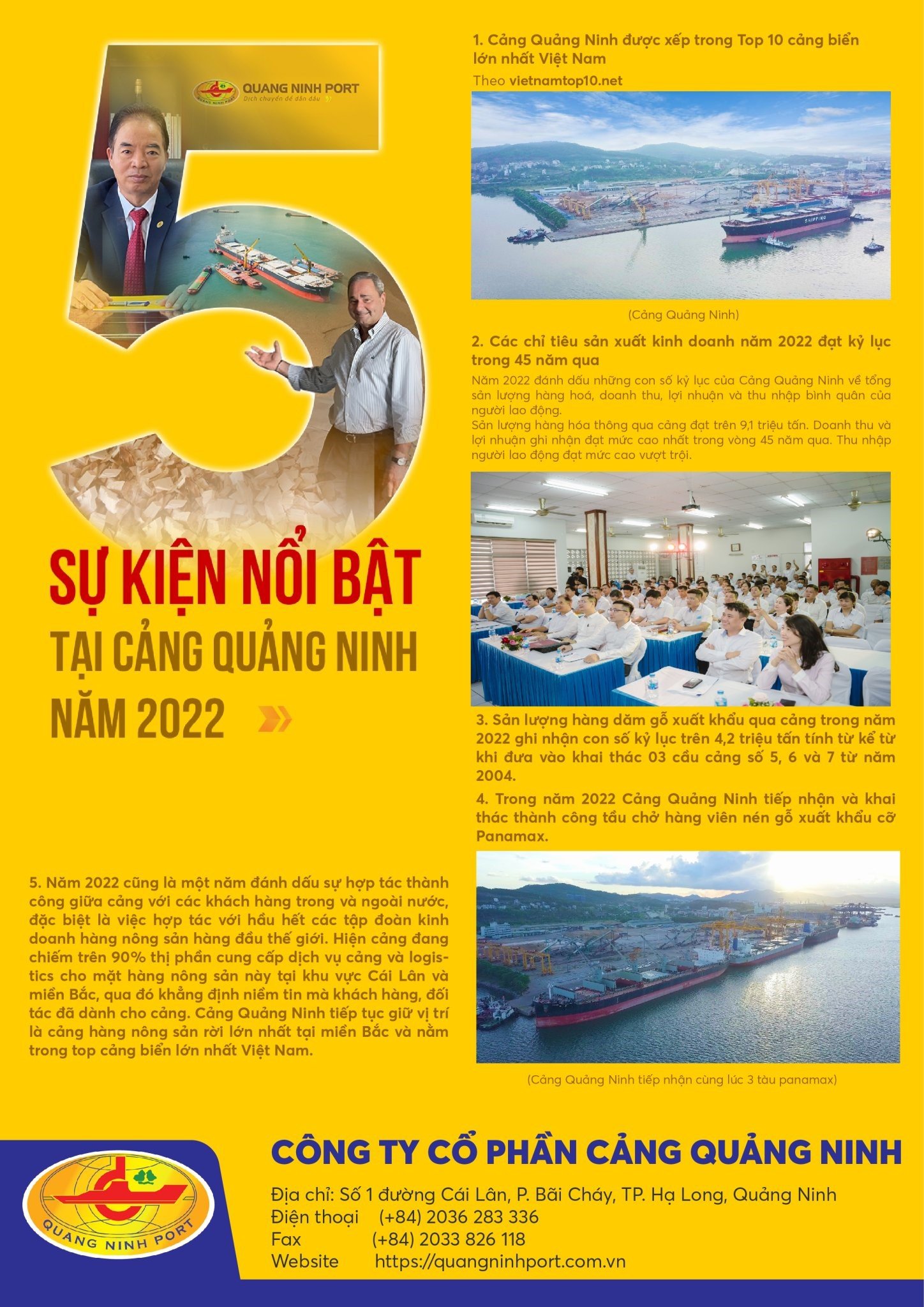 Khẳng định vị thế của Cảng Quảng Ninh
