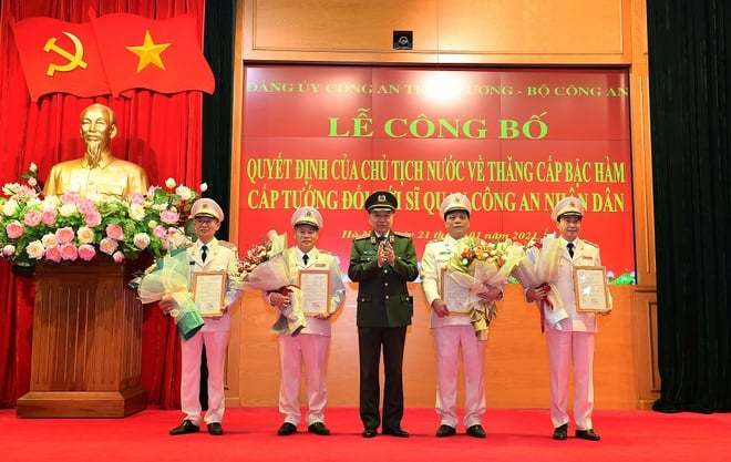 Đề xuất bổ sung 6 vị trí có cấp bậc hàm cao nhất là cấp Tướng