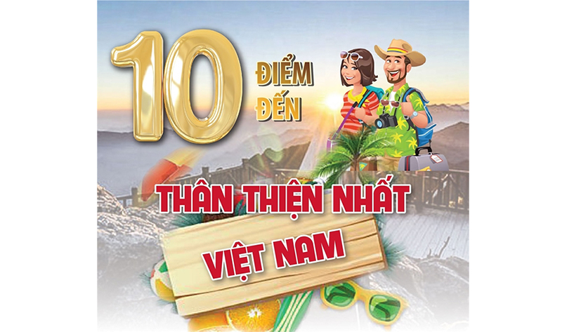 10 điểm đến thân thiện nhất Việt Nam