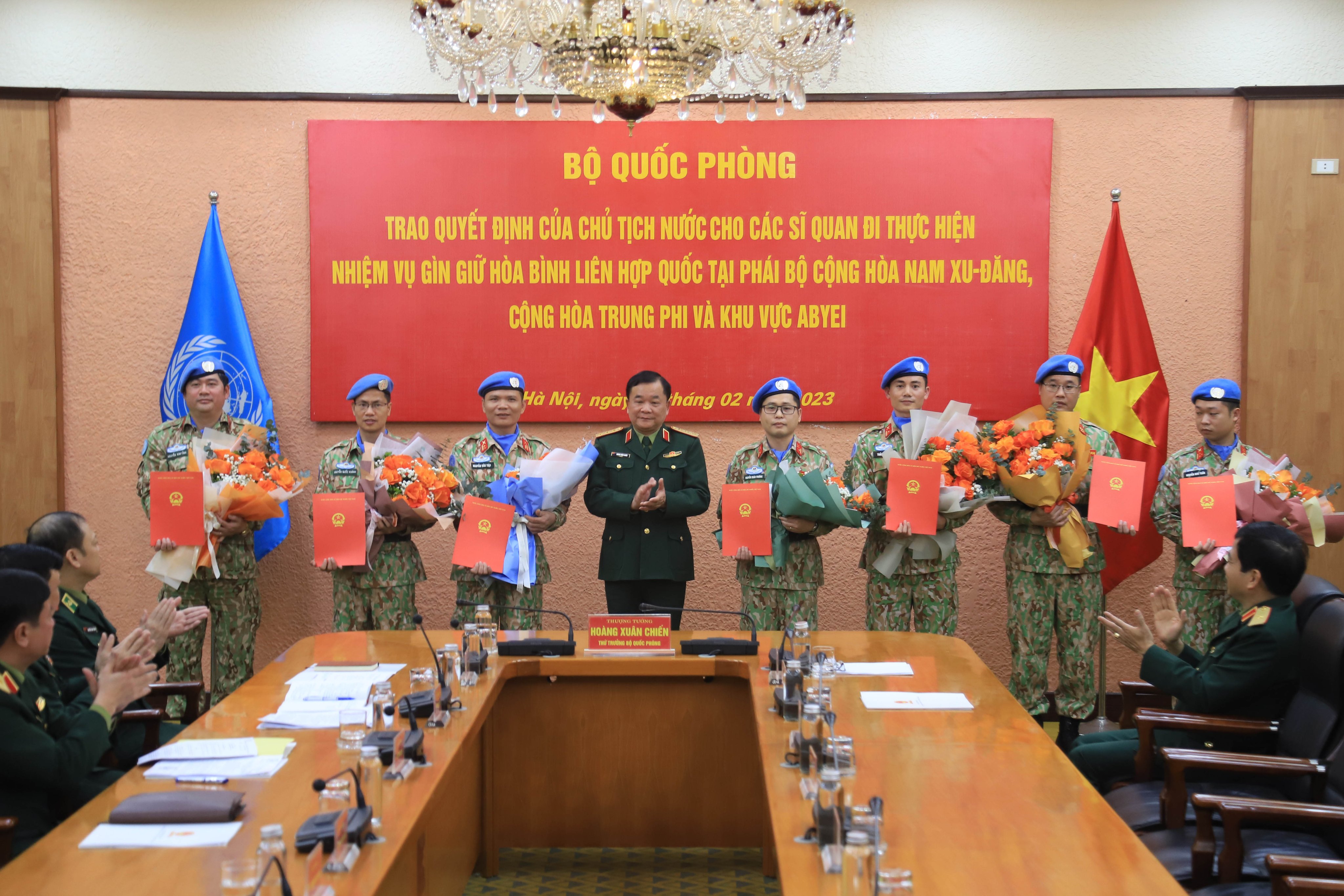 Thêm 7 sĩ quan Việt Nam tham gia lực lượng gìn giữ hòa bình Liên hợp quốc
