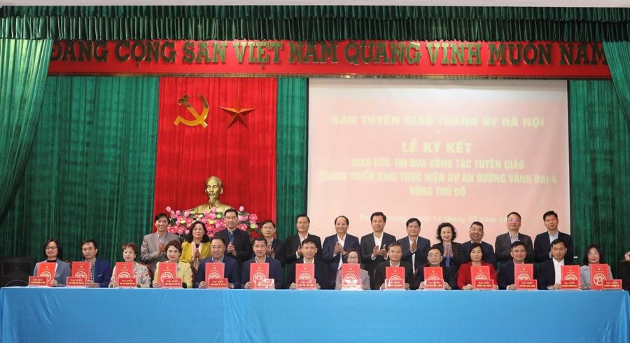 Hà Nội Đẩy mạnh tuyên truyền, tạo đồng thuận trong thực hiện Dự án đường Vành đai 4