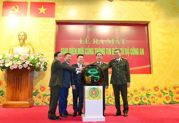 Ra mắt Giao diện mới Cổng Thông tin điện tử Bộ Công an