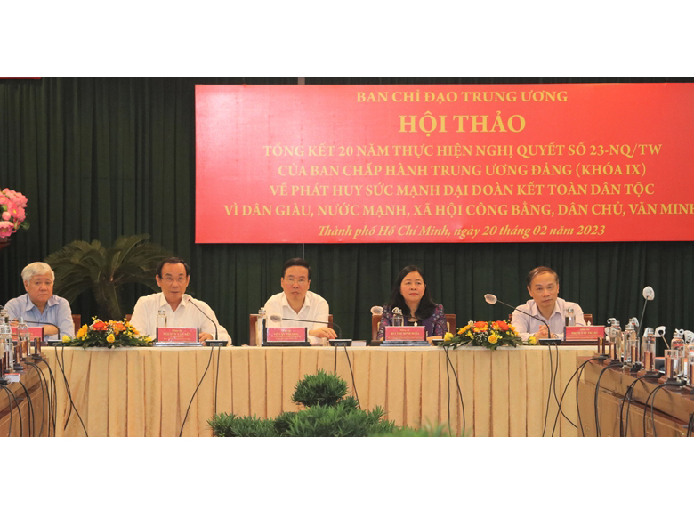 Thường trực Ban Bí thư Võ Văn Thưởng Dân là gốc, là trung tâm của mọi quyết sách