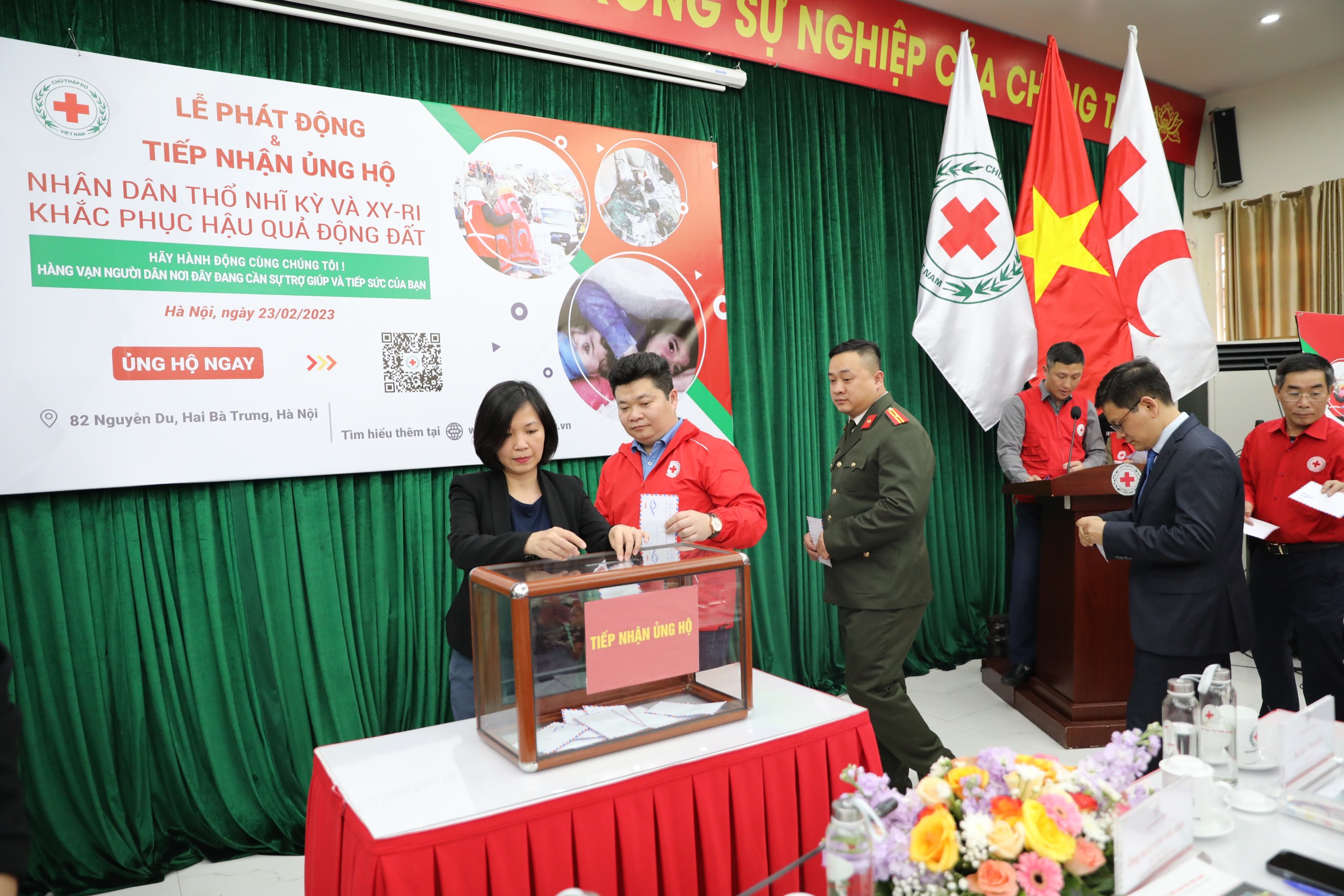 Chung tay hỗ trợ nhân dân Thổ Nhĩ Kỳ và Xy-ri khắc phục hậu quả động đất

​