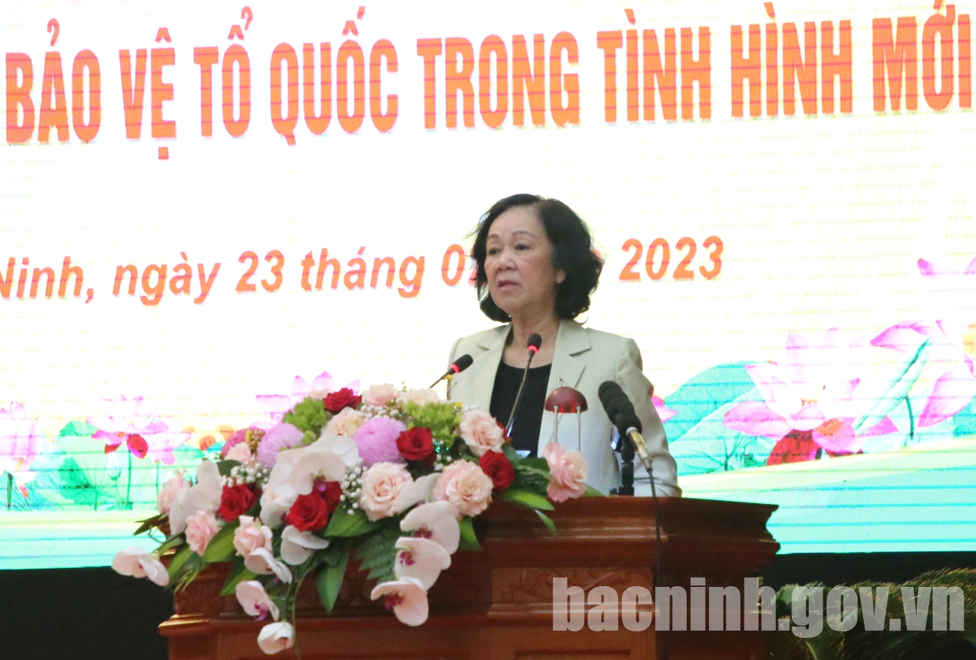 Góp phần xây dựng Bắc Ninh phát triển nhanh về kinh tế, vững mạnh về quốc phòng, an ninh