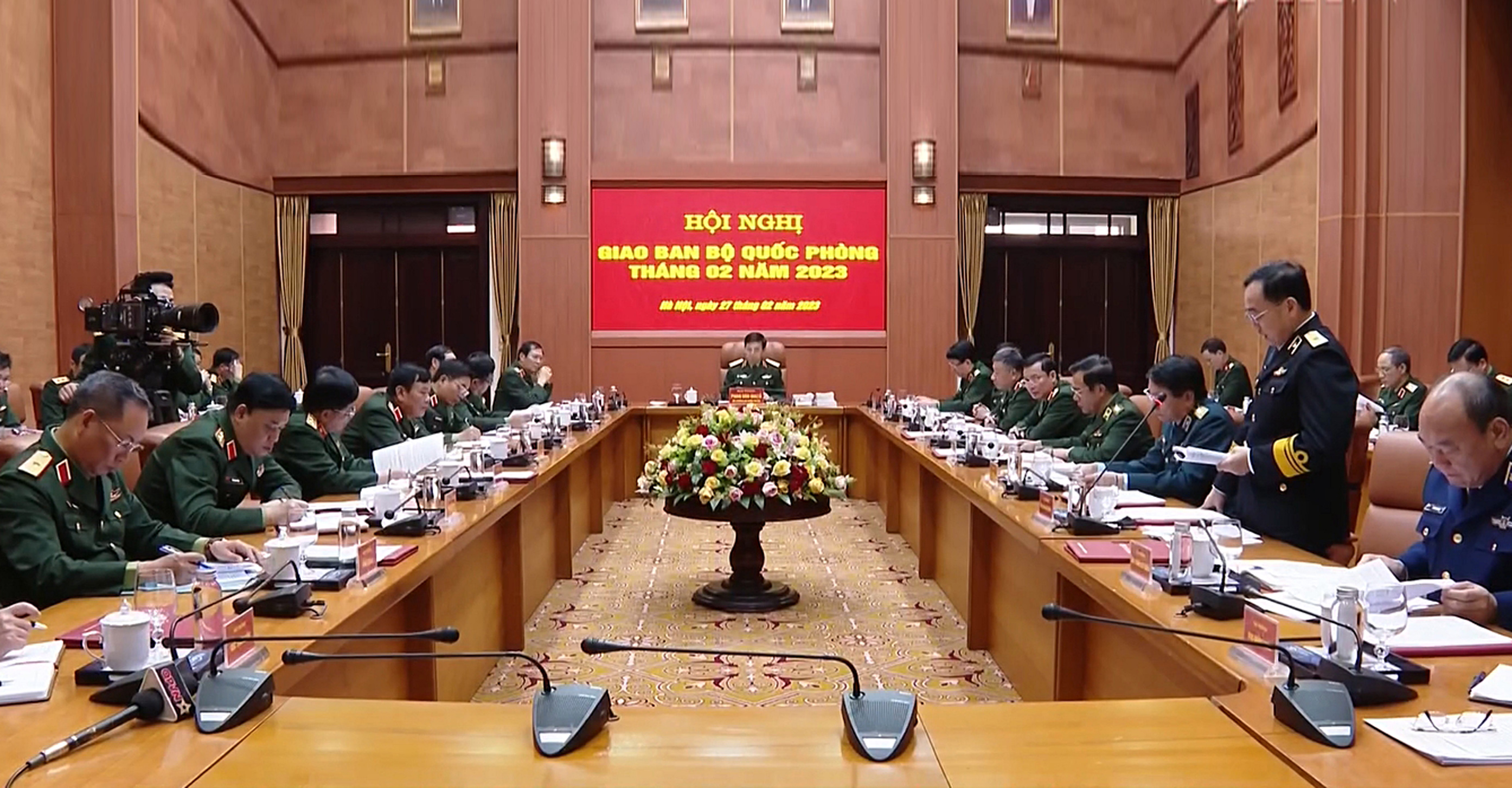 Bộ Quốc phòng triển khai nhiệm vụ tháng 3 năm 2023