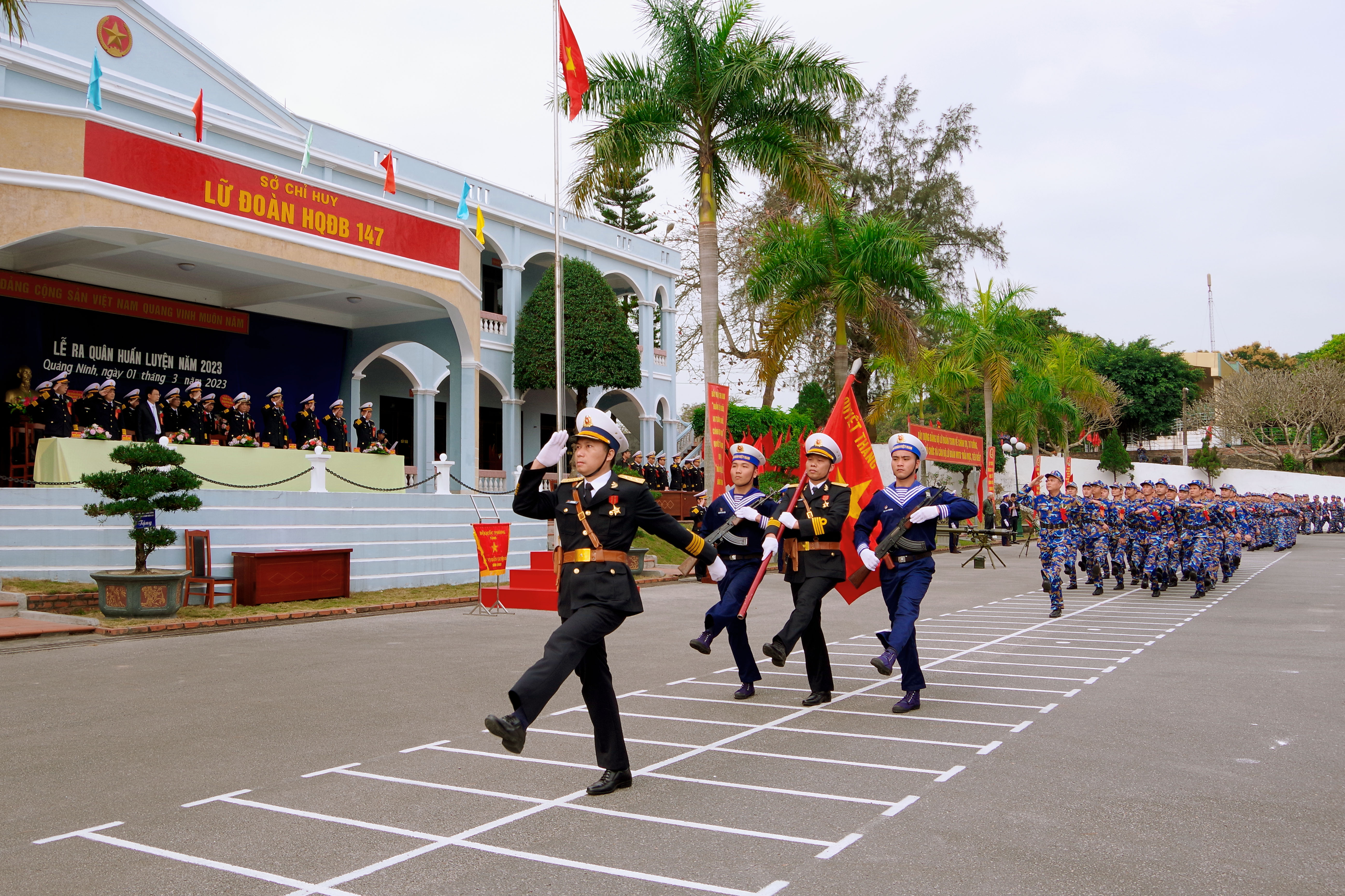 Lữ đoàn 147 Tổ chức Lễ ra quân huấn luyện năm 2023