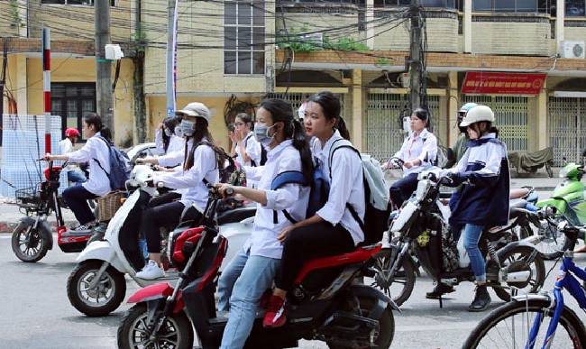 Kiên quyết xử lý nghiêm học sinh vi phạm giao thông tại Bắc Giang