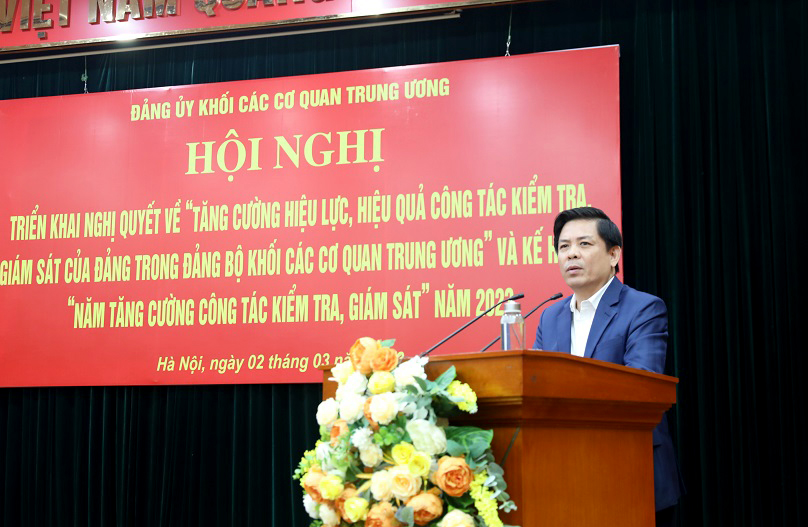 Thực hiện tốt công tác kiểm tra, giám sát trong Đảng bộ Khối các cơ quan Trung ương