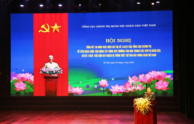 Tiếp tục đẩy mạnh xây dựng môi trường văn hóa trong Quân đội