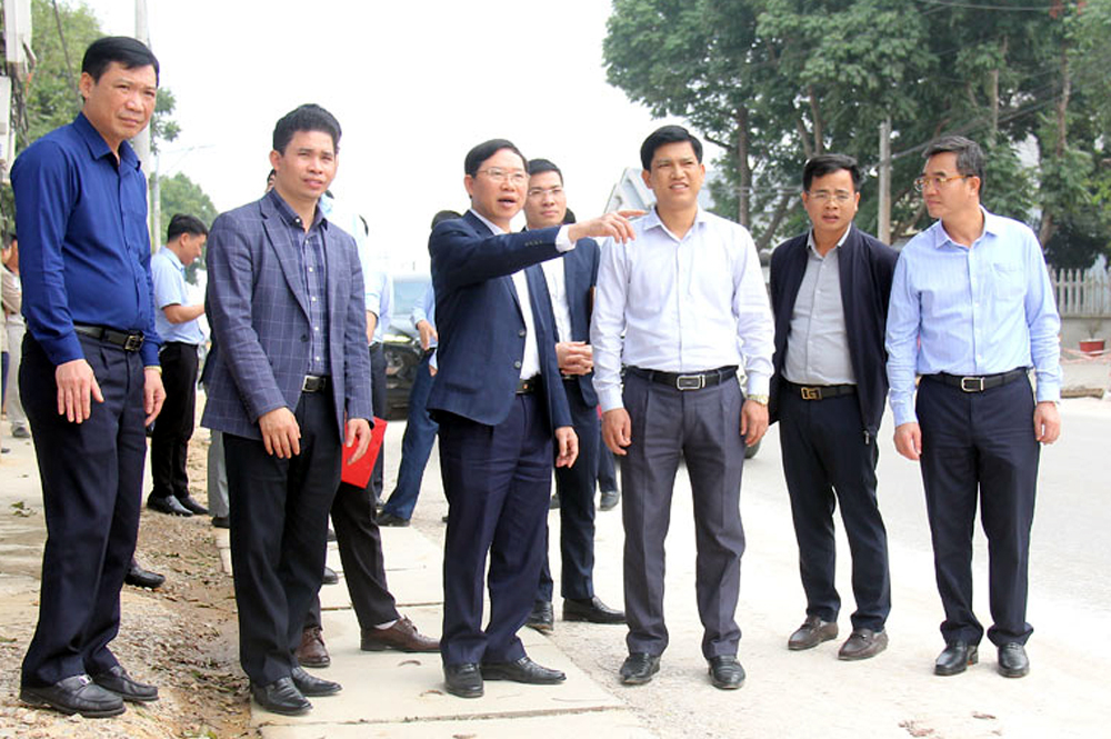 Hiệp Hòa Đẩy nhanh tiến độ thực hiện các dự án