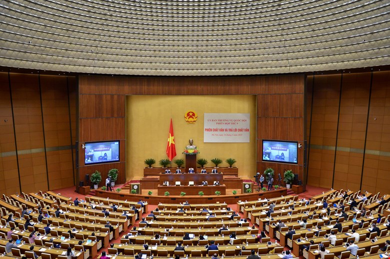 Ủy ban Thường vụ Quốc hội sẽ chất vấn nhóm vấn đề thuộc lĩnh vực tòa án, kiểm sát