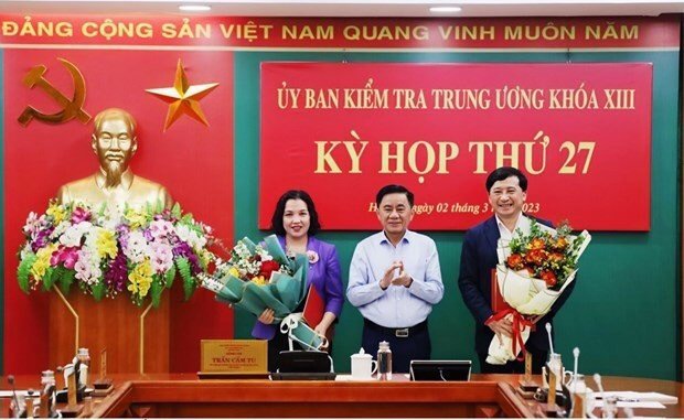 Ủy ban Kiểm tra Trung ương có 2 tân Phó Chủ nhiệm