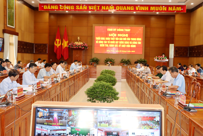 Đồng Tháp Triển khai văn bản mới về công tác tổ chức xây dựng Đảng