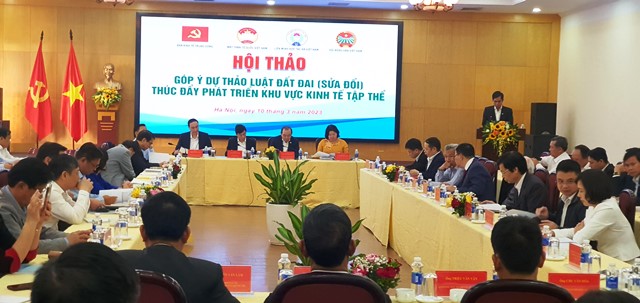 Luật Đất đai sửa đổi - góp phần thúc đẩy phát triểnkinh tế tập thể