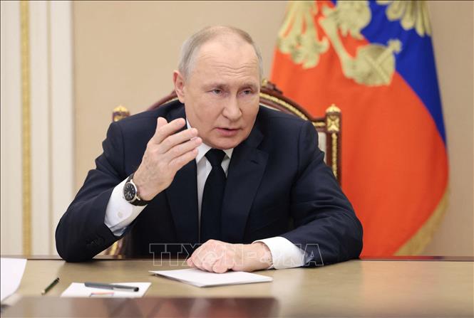 Tổng thống Nga V Putin duy trì tỷ lệ tín nhiệm cao