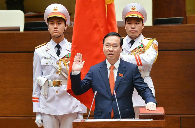 Điện, Thư mừng Chủ tịch nước Võ Văn Thưởng