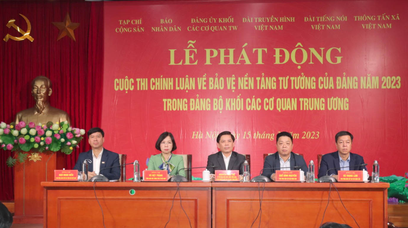 Phát động cuộc thi chính luận về bảo vệ nền tảng tư tưởng của Đảng trong Khối các cơ quan Trung ương
