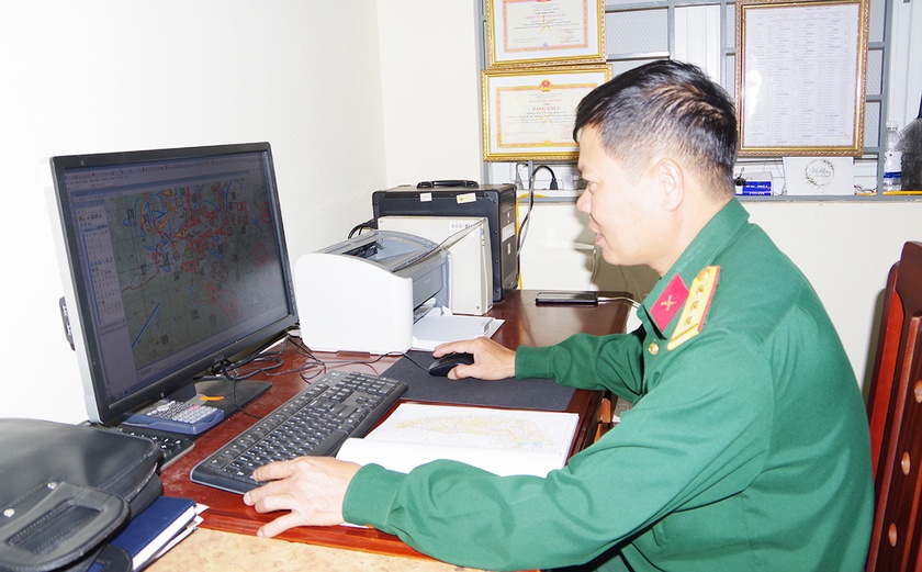 Đại úy Huỳnh Minh Tuấn đam mê sáng tạo