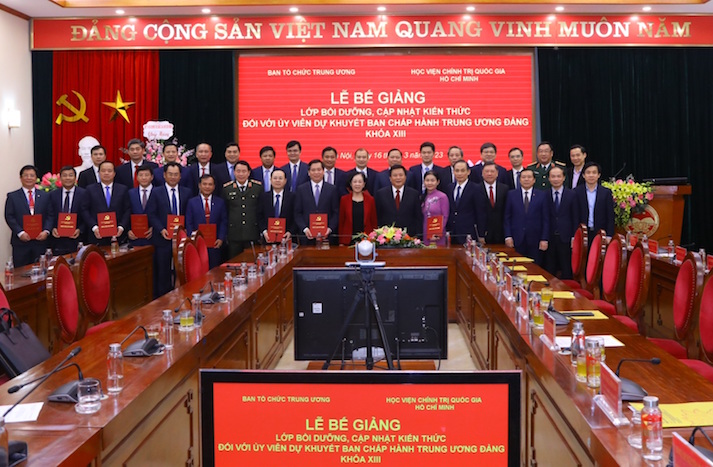 Xứng đáng là lớp cán bộ trẻ ưu tú mà Đảng đã tin tưởng, lựa chọn