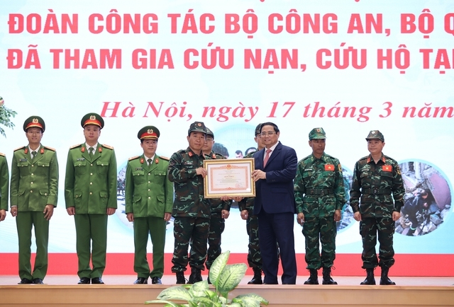 Gặp mặt, tuyên dương Đoàn công tác tham gia cứu nạn, cứu hộ tại Thổ Nhĩ Kỳ