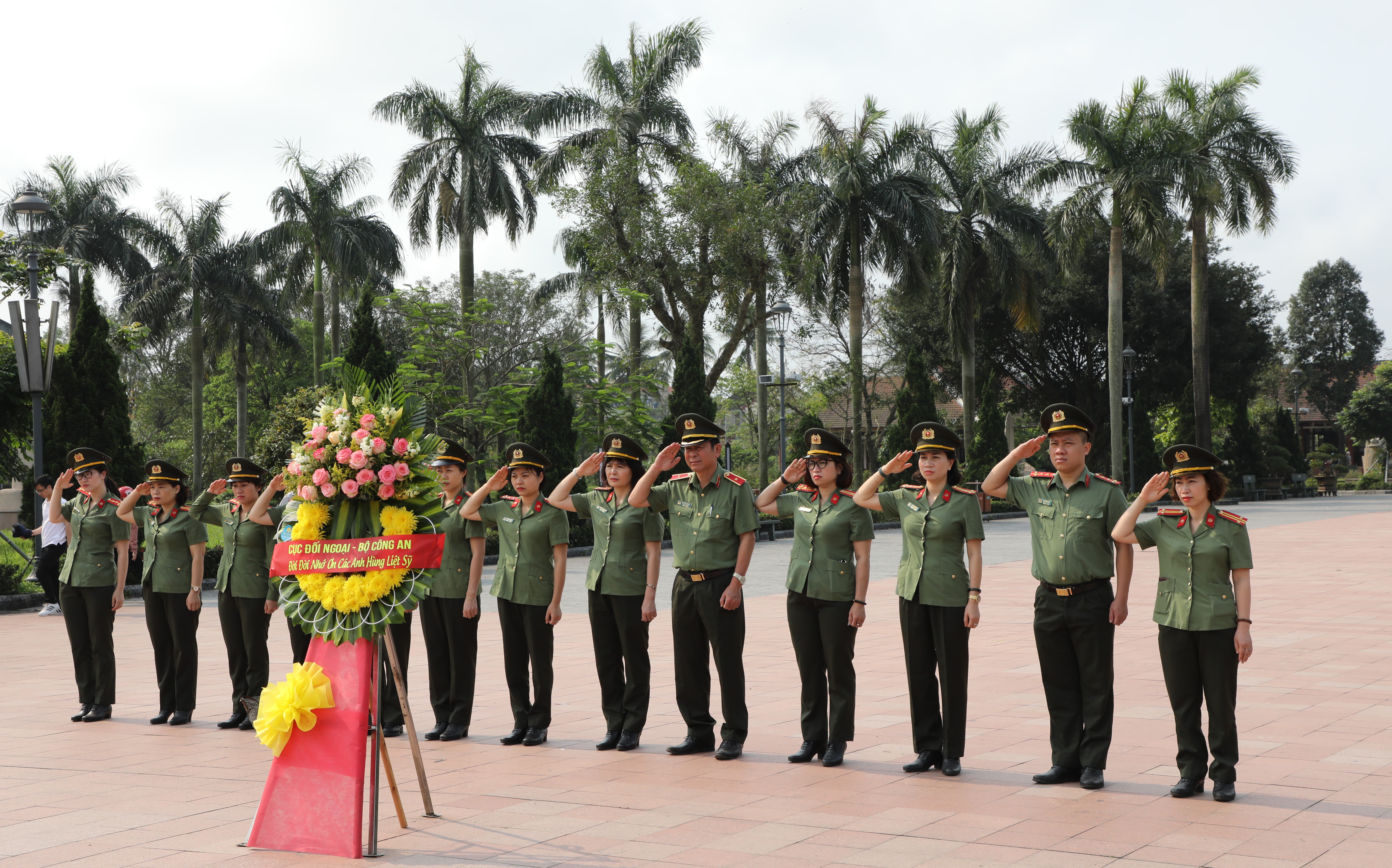 Cục đối ngoại, Bộ Công an tổ chức sinh hoạt chính trị tại Quảng Trị
