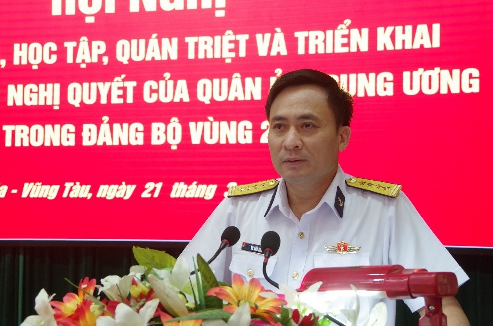 Vùng 2 Hải quân quán triệt Nghị quyết của Quân ủy Trung ương