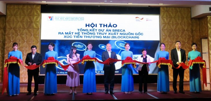 Ra mắt Hệ thống truy xuất nguồn gốc xúc tiến thương mại áp dụng công nghệ chuỗi khối