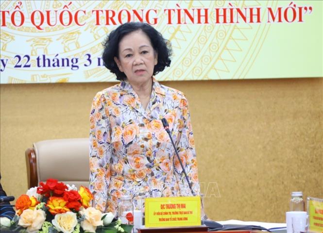 Thường trực Ban Bí thư Phải xây dựng tổ chức Đảng trong sạch, vững mạnh
