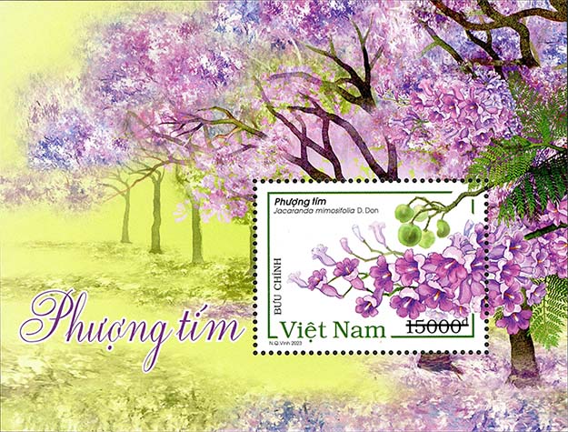 Sẽ phát hành bộ tem “Phượng tím” vào ngày 30 3